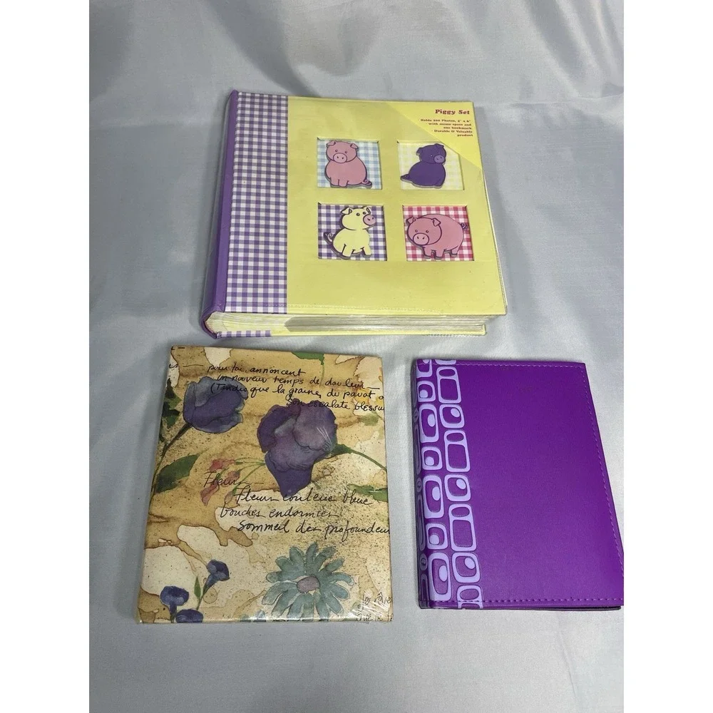 Set Of 3 Photo Albums That Hold 4 X 6 Photos -Preowned